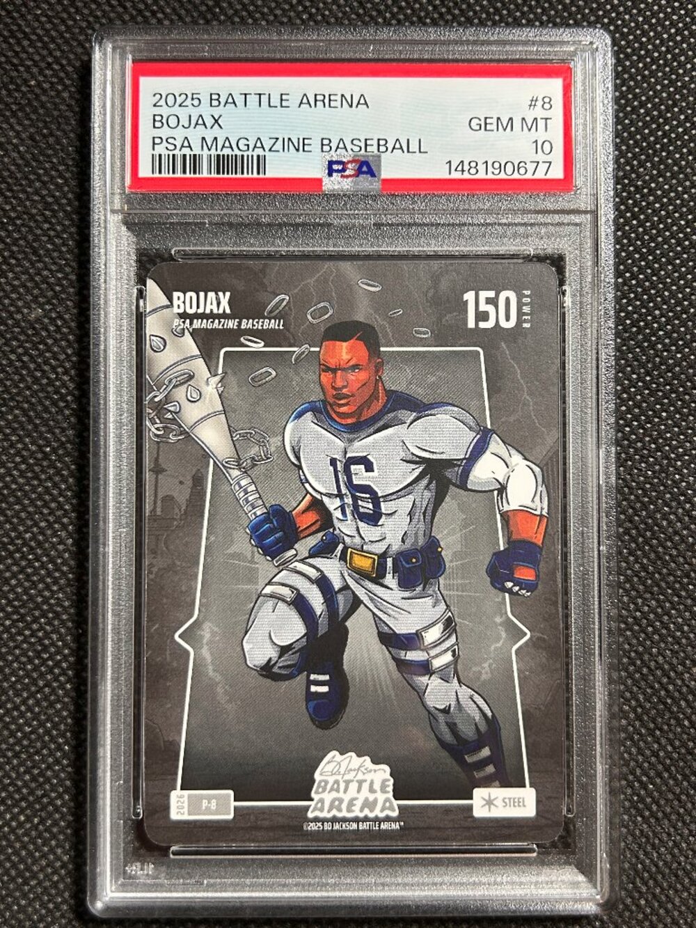 2025 BO JACKSON BATTLE ARENA PROMO PSA MAGAZINE BASEBALL #8 BOJAX PSA 10 GEM MNT